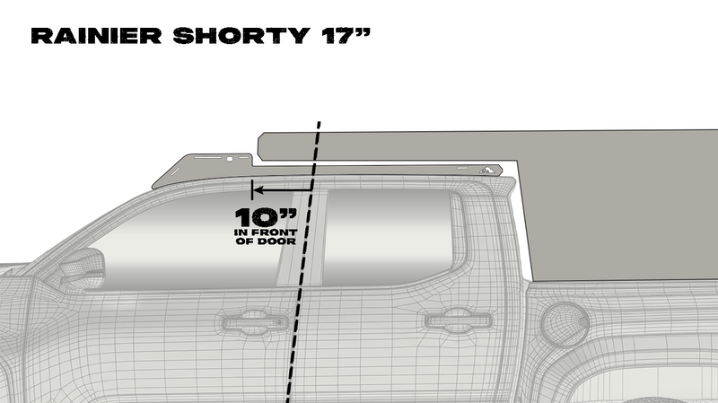 Load image into Gallery viewer, The Rainier Shorty (2024+ Tacoma Camper Roof Rack) - Sherpa Equipment Company