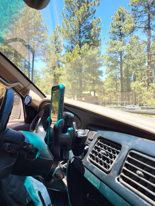 96-02 3rd Gen 4Runner Billet Clock RAM Mount - SRQ Fabrications