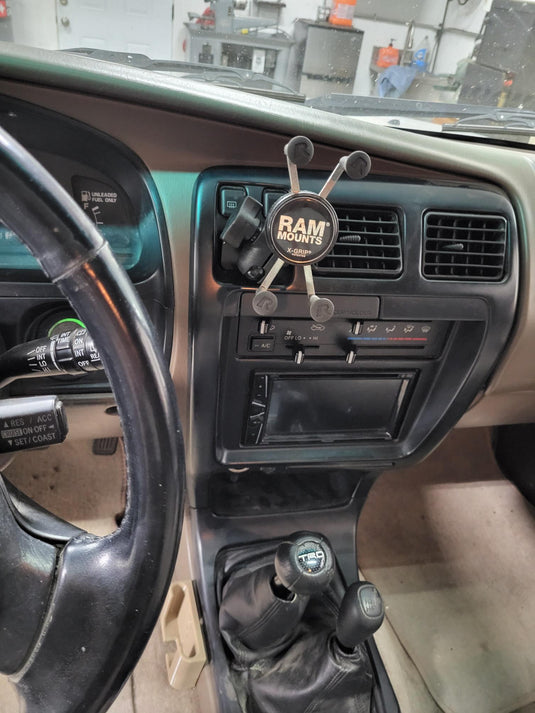 96-02 3rd Gen 4Runner Billet Clock RAM Mount - SRQ Fabrications