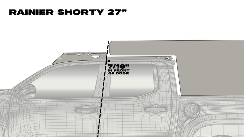 Load image into Gallery viewer, The Rainier Shorty (2024+ Tacoma Camper Roof Rack) - Sherpa Equipment Company