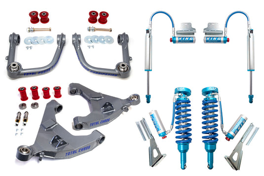 2005-2015 2nd Gen Tacoma Total Chaos Mid Travel Lift Kit w/ King 2.5 Front & Rear Adjustable Shocks