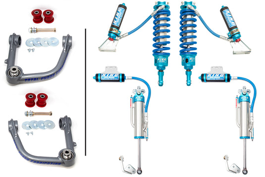 2016-2023 3rd Gen Tacoma King 3.0 Front & Rear Shocks w/ Total Chaos Upper Control Arms