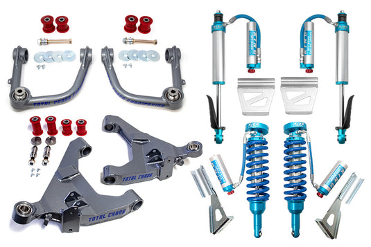2010-2024 5th Gen 4Runner Total Chaos Mid Travel Lift Kit w/ King 2.5 Front & Rear Adjustable Shocks - KDSS