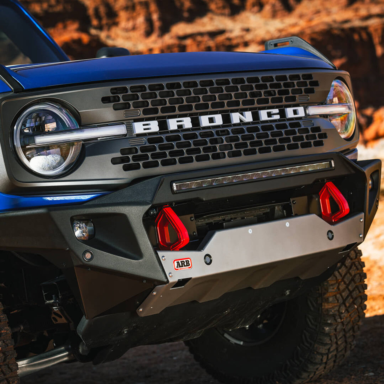 ブリキ ブロンコ 2021+ Bronco ARB Narrow Flare Front Winch Bumper – SRQ Fabrications