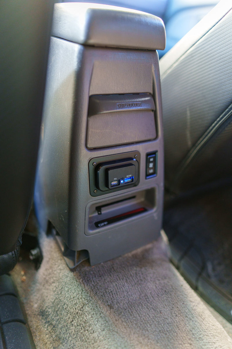 Load image into Gallery viewer, 96-02 3rd Gen 4Runner Center Console USB Power Mod (Ash Tray Replacement) - Snowbound Customs