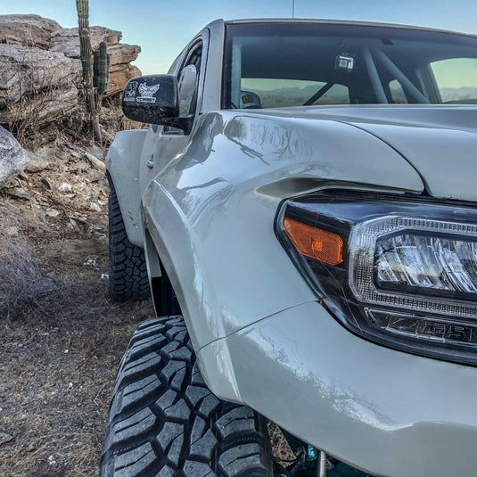 2005-2015 Tacoma 2016 Conversion Off Road Fiberglass Fenders and Hood
