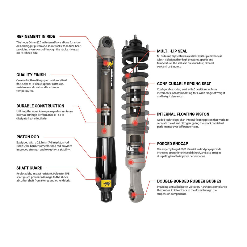 Load image into Gallery viewer, 2010-2014 FJ Cruiser Old Man Emu (OME) MT64 2" Lift Kit