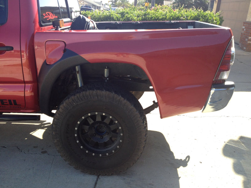 Load image into Gallery viewer, 05-15 Toyota Tacoma 4" Bulge Flat Top Off Road Fiberglass Bedsides - 5.0 Bed - McNeil Racing Inc, Bedsides - off road fiberglass fenders, bedsides, hood, one piece, front end, fabrication, conversion