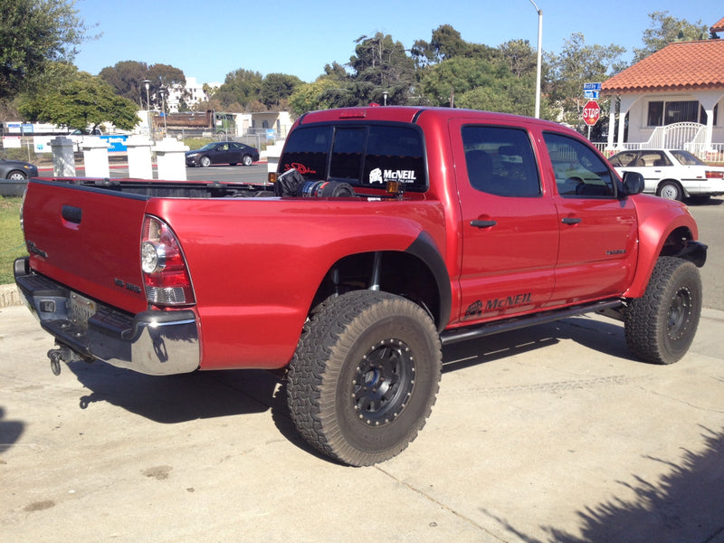 Load image into Gallery viewer, 05-15 Toyota Tacoma 4" Bulge Flat Top Off Road Fiberglass Bedsides - 5.0 Bed - McNeil Racing Inc, Bedsides - off road fiberglass fenders, bedsides, hood, one piece, front end, fabrication, conversion