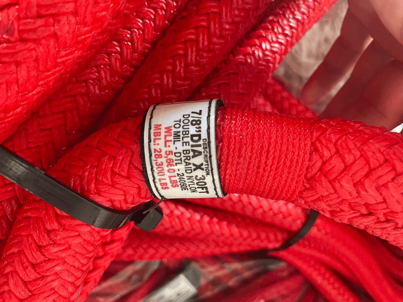 Load image into Gallery viewer, 7-8" x 30' Kinetic Rope - SRQ Fabrications