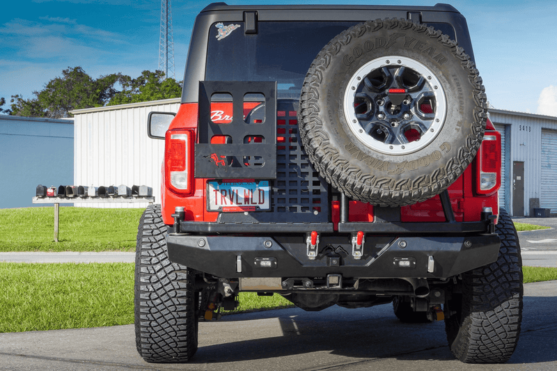 Load image into Gallery viewer, 2021+ Bronco Modular Dual Swingout Rear Bumper - True North Fabrications
