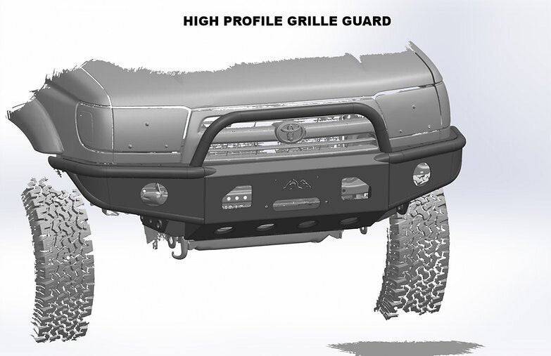 Load image into Gallery viewer, 96-02 4Runner Open Wing Hybrid Bumper - Welded - True North Fabrications
