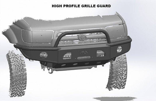 96-02 4Runner Open Wing Hybrid Bumper - Welded - True North Fabrications