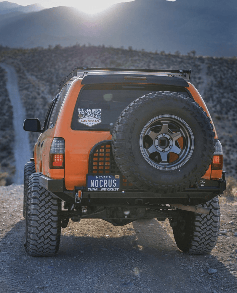 Load image into Gallery viewer, 96-02 4Runner Rear Plate Bumper - Welded - True North Fabrications