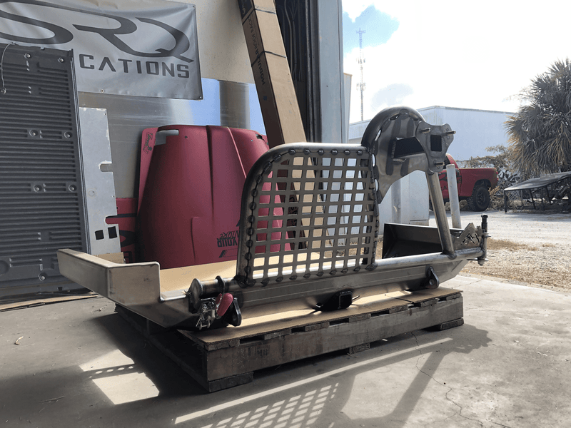 Load image into Gallery viewer, 96-02 4Runner Rear Plate Bumper - Welded - True North Fabrications