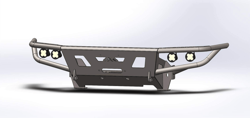 Load image into Gallery viewer, 2016+ 3rd Gen Tacoma Hybrid Bumper - DIY - True North Fabrications