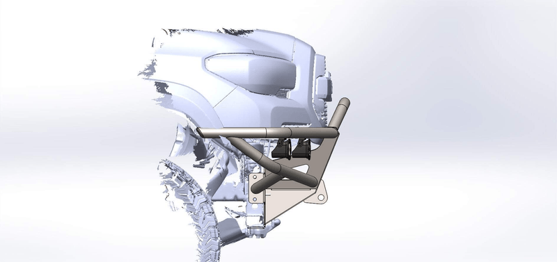 Load image into Gallery viewer, 2016+ 3rd Gen Tacoma Hybrid Bumper - Welded - True North Fabrications