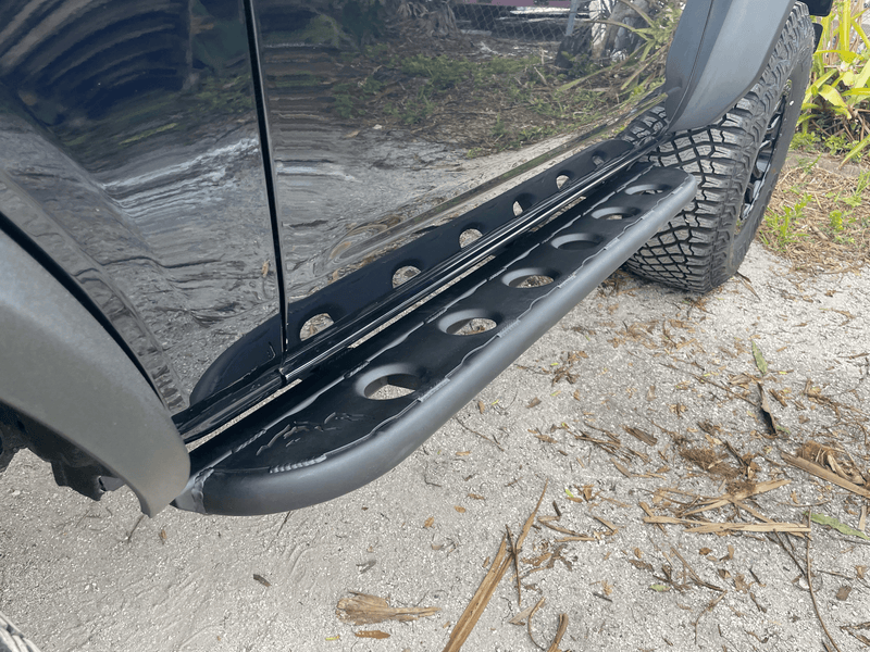 Load image into Gallery viewer, 2021+ Bronco 2Dr Frame Mounted Rock Sliders - True North Fabrications