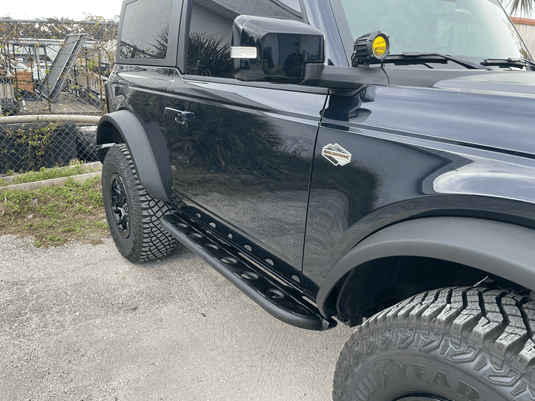 2021+ Bronco 2Dr Frame Mounted Rock Sliders - True North Fabrications