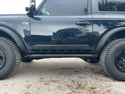 2021+ Bronco 2Dr Frame Mounted Rock Sliders - True North Fabrications
