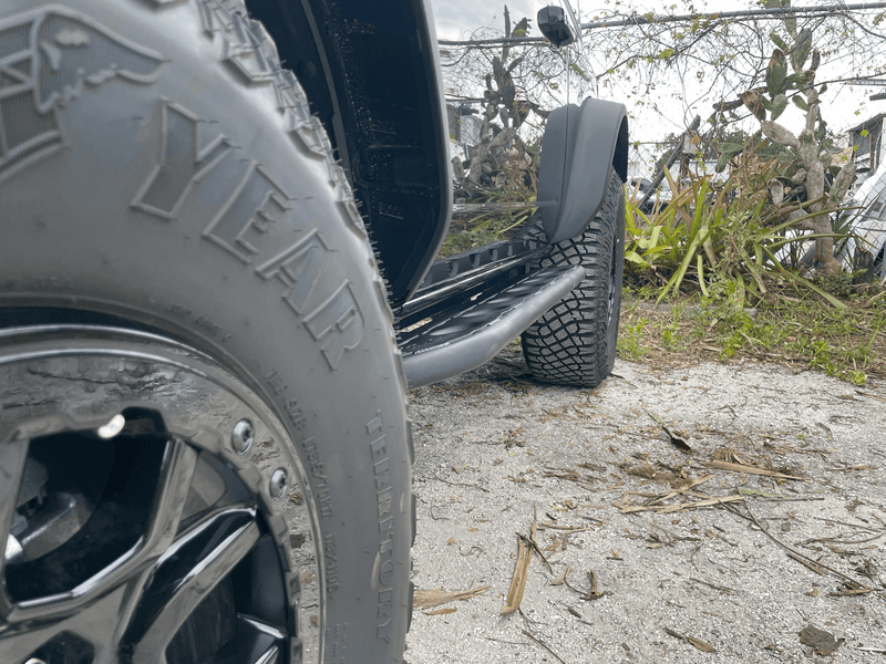 Load image into Gallery viewer, 2021+ Bronco 4Dr Frame Mounted Rock Sliders - True North Fabrications