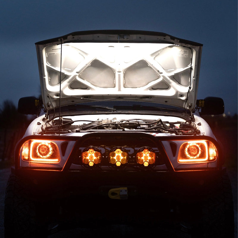 Load image into Gallery viewer, Under Hood LED Light Kit for ALL MAKES and Toyotas (4Runners, Tacomas, Sequoias, Tundras, LC, FJ, GX) - TEQ Offroad