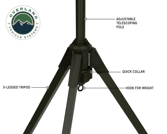 Solar Camping Light Pods & Speaker Universal Wild Land Overland Vehicle Systems - Overland Vehicle Systems