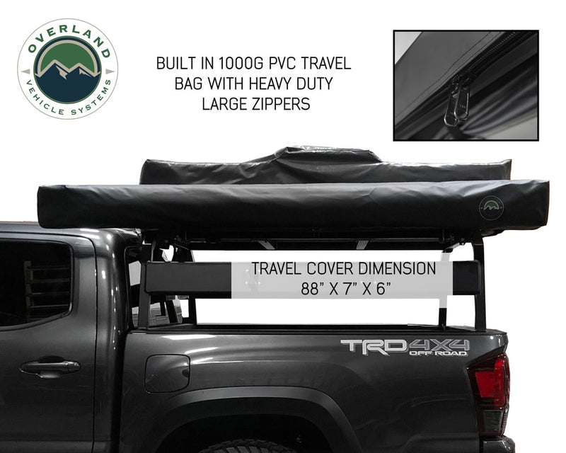 Load image into Gallery viewer, Awning 2.5-8.0 Foot With Black Cover Universal Nomadic Overland Vehicle Systems - Overland Vehicle Systems