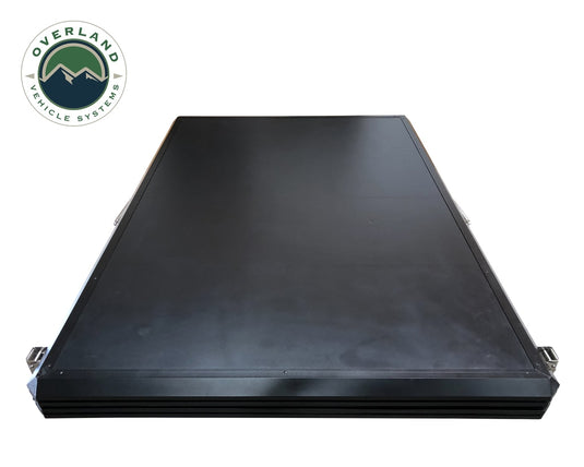 Roof Top Tent Mamba 2 Side Load Aluminum Black Shell Grey Body Overland Vehicle Systems - Overland Vehicle Systems