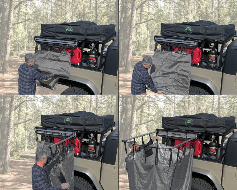 Load image into Gallery viewer, Nomadic Quick Deploying Shower Overland Vehicle Systems - Overland Vehicle Systems