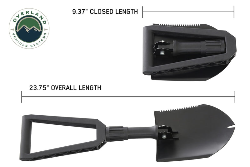 Load image into Gallery viewer, Multi Functional Military Style Utility Shovel with Nylon Carrying Case Overland Vehicle Systems - Overland Vehicle Systems