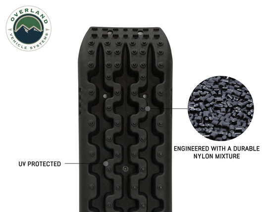 Recovery Ramp With Pull Strap and Storage Bag Black/Black Overland Vehicle Systems - Overland Vehicle Systems