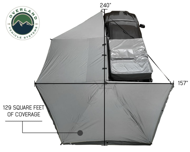 Load image into Gallery viewer, Awning 270 Degree Awning and Wall 1, 2, & 3, W/Mounting Brackets Driverside Nomadic Overland Vehicle Systems - Overland Vehicle Systems
