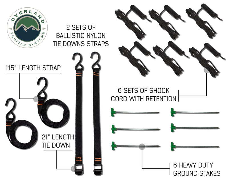 Load image into Gallery viewer, Awning 270 Degree Awning and Wall 1, 2, & 3, W/Mounting Brackets Passenger Side Nomadic Overland Vehicle Systems - Overland Vehicle Systems