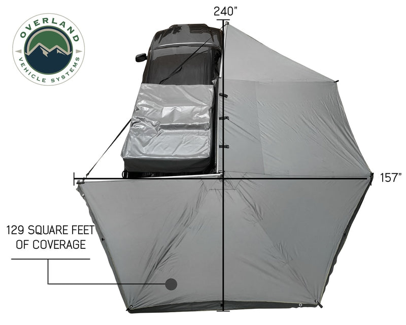 Load image into Gallery viewer, Awning 270 Degree Awning and Wall 1, 2, & 3, W/Mounting Brackets Passenger Side Nomadic Overland Vehicle Systems - Overland Vehicle Systems