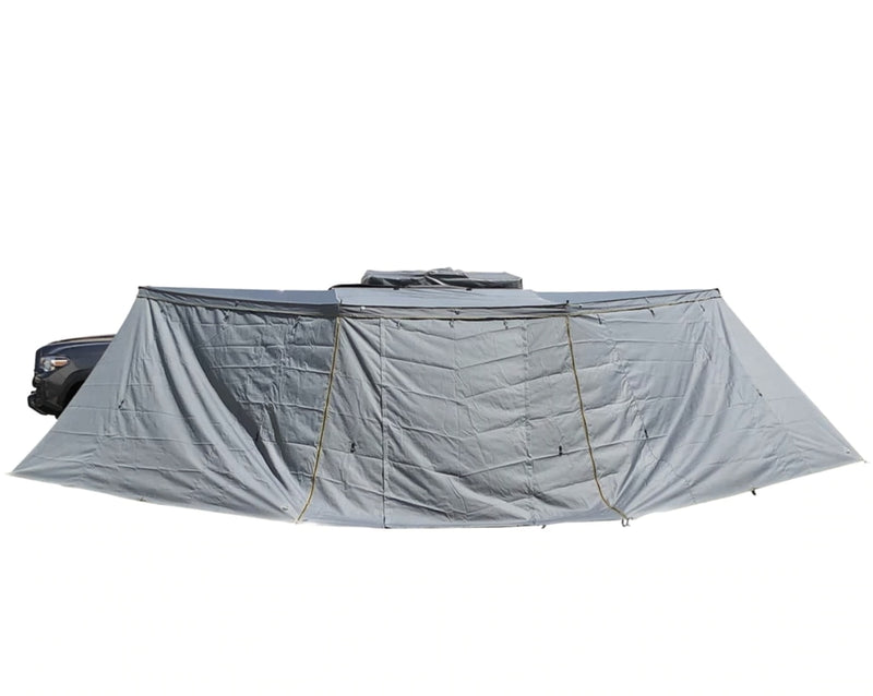 Load image into Gallery viewer, Awning Tent 180 Degree 88 SF of Shelter With Zip In Wall Nomadic Overland Vehicle Systems - Overland Vehicle Systems