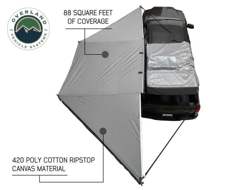 Load image into Gallery viewer, Awning Tent 180 Degree 88 SF of Shelter With Zip In Wall Nomadic Overland Vehicle Systems - Overland Vehicle Systems