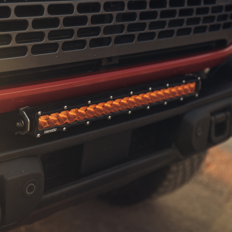 Load image into Gallery viewer, Ford Bronco (2021+) - 20" LED Capable Bumper Light Bar - Heretic Studio