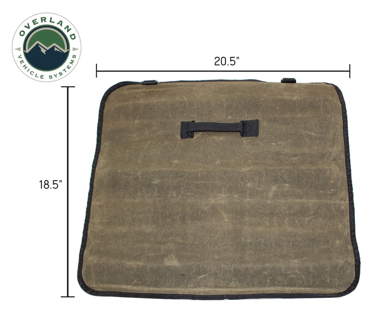 Load image into Gallery viewer, Rolled Tool Bag Socket With Handle And Straps 16 Lb Waxed Canvas Universal Overland Vehicle Systems - Overland Vehicle Systems