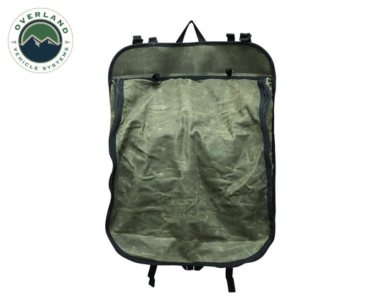 Camping Storage Bag 9 Storage Bins 16 Lb Waxed Canvas Overland Vehicle Systems - Overland Vehicle Systems