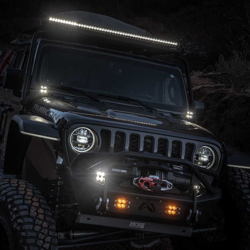 Load image into Gallery viewer, 50 inch led light bar on a jeep wrangler