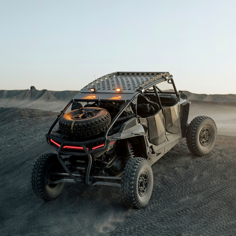 Load image into Gallery viewer, heretics ba-2 pod light mounted as a chase light on a can-am maverick
