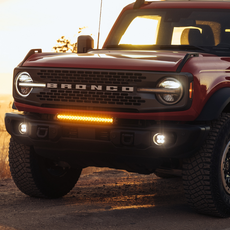 Load image into Gallery viewer, Ford Bronco (2021+) - 20" LED Capable Bumper Light Bar - Heretic Studio