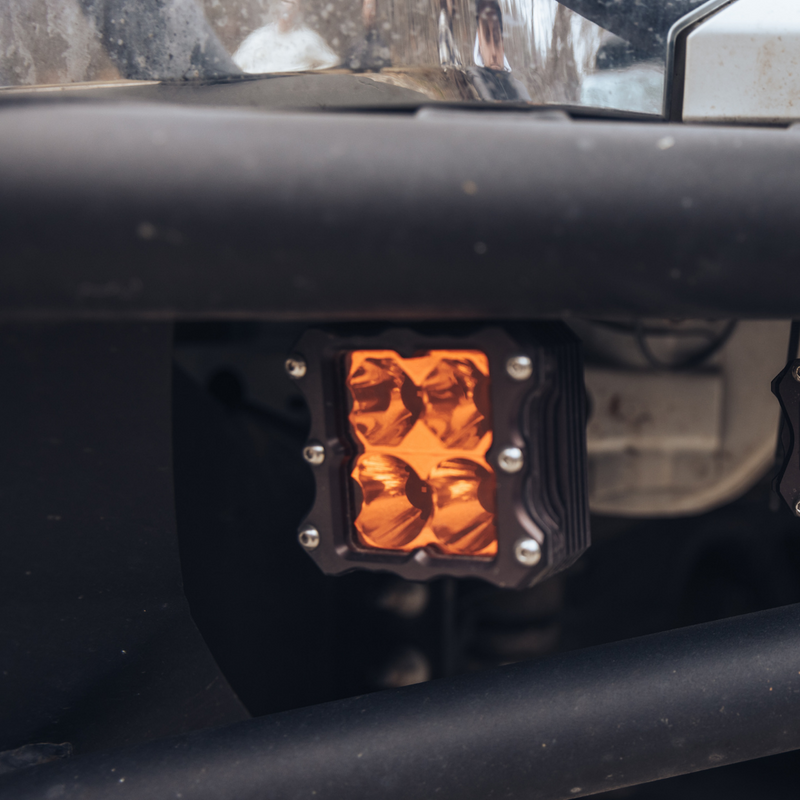 Load image into Gallery viewer, quattro led pod light mounted on a toyota tacoma as a fog light