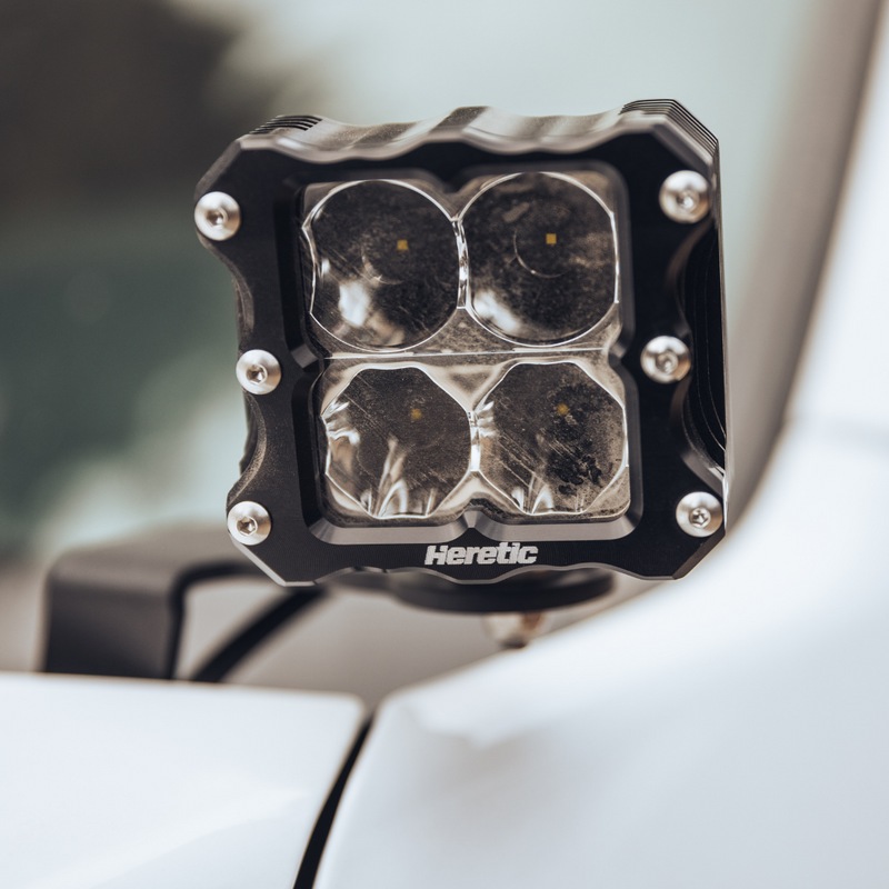 Load image into Gallery viewer, quattro led lights mounted as a ditch light