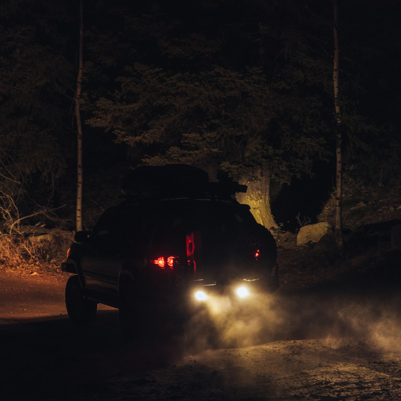 Load image into Gallery viewer, ba-2 flush mount led light bumper mounted to a truck