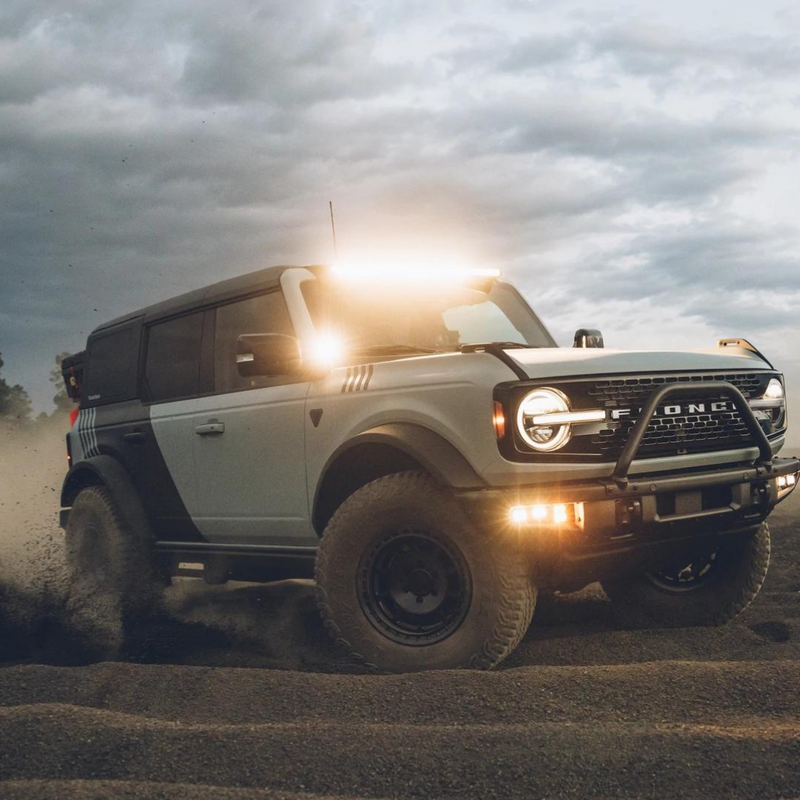 Load image into Gallery viewer, led quattro light mounted on a ford bronco