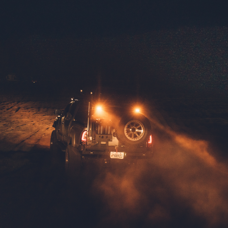 Load image into Gallery viewer, amber ba-2 flush mount on a toyota tacoma