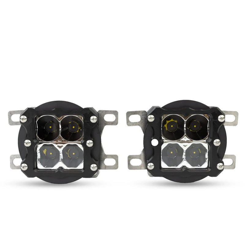 Load image into Gallery viewer, Ford Bronco (2021+) - LED Capable Bumper Fog Light Kit - Heretic Studio