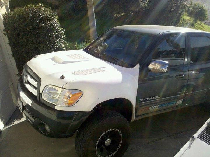 2004-2006 Tundra Off Road Fiberglass Hood - Double Cab Version